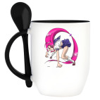 Кружка с ложкой