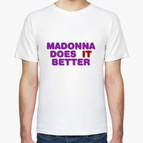 Футболка с принтом Madonna