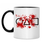 Кружка двухцветная