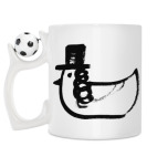 Кружка с футбольным мячиком