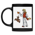 Кружка цветная UV-DTF