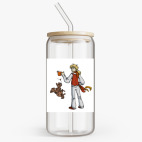 Банка с бамбуковой крышкой