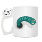 Кружка с футбольным мячиком