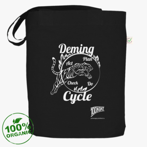 Сумка шоппер Цикл Деминга / Deming cycle