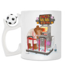 Кружка с футбольным мячиком