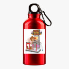 Металлическая бутылка 400 мл UV-DTF