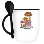 Кружка с ложкой