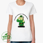 Женская футболка органик