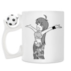 Кружка с футбольным мячиком