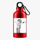 Металлическая бутылка 400 мл UV-DTF