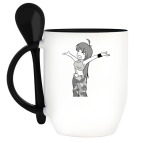 Кружка с ложкой