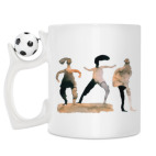 Кружка с футбольным мячиком
