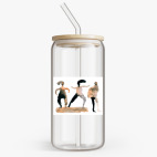 Банка с бамбуковой крышкой