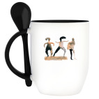 Кружка с ложкой