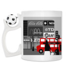 Кружка с футбольным мячиком