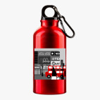 Металлическая бутылка 400 мл UV-DTF