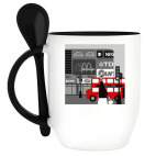 Кружка с ложкой