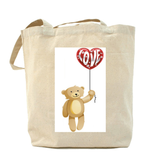 Сумка шоппер с принтом Холщовая сумка "Мишуня"