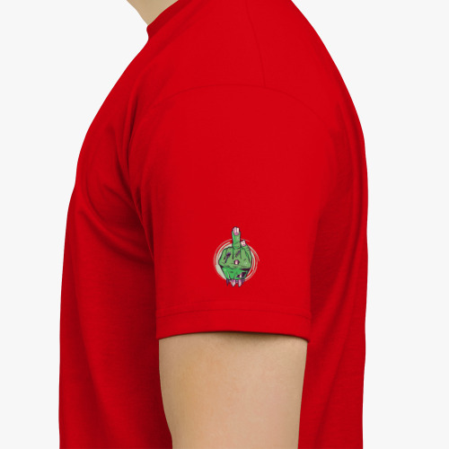 Детская футболка с принтом Средний палец мертвеца