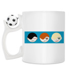 Кружка с футбольным мячиком
