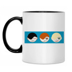 Кружка двухцветная