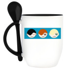 Кружка с ложкой