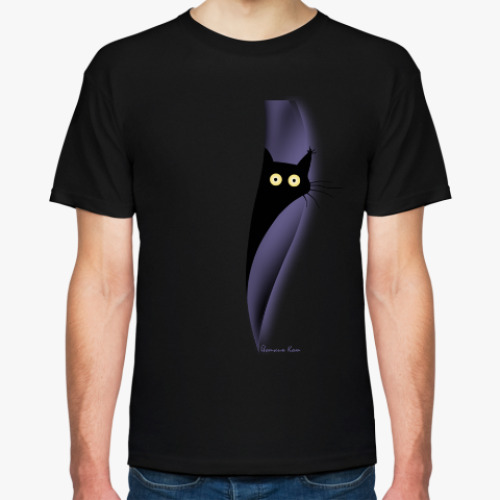 Футболка с принтом Тёмная сторона