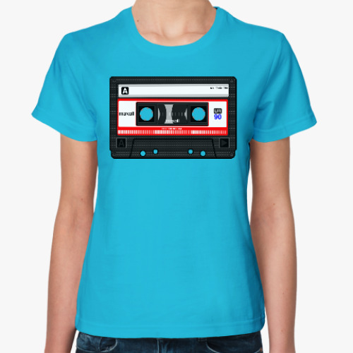 Женская футболка Compact Cassette