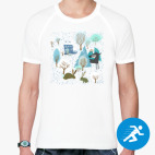 Мужская спортивная футболка