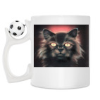 Кружка с футбольным мячиком