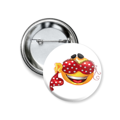 Значок 37мм Смайл