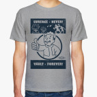 Классическая футболка Fallout. Vault - forever!