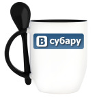 Кружка с ложкой