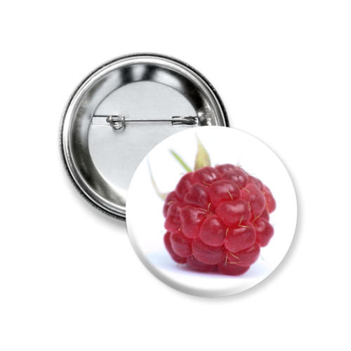 Значок 37мм с принтом Малина