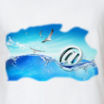 Женская футболка, белая