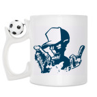 Кружка с футбольным мячиком