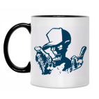 Кружка двухцветная