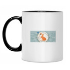 Кружка двухцветная