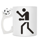 Кружка с футбольным мячиком