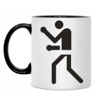 Кружка двухцветная