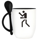 Кружка с ложкой