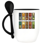 Кружка с ложкой