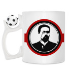 Кружка с футбольным мячиком