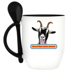 Кружка с ложкой