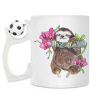 Кружка с футбольным мячиком