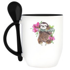 Кружка с ложкой