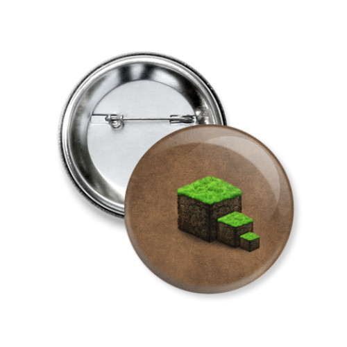 Значок 37мм с принтом Ступени