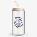 Банка с бамбуковой крышкой