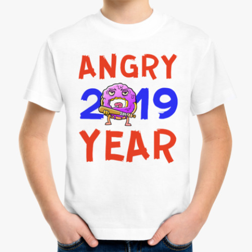 Детская футболка ANGRY YEAR 2019