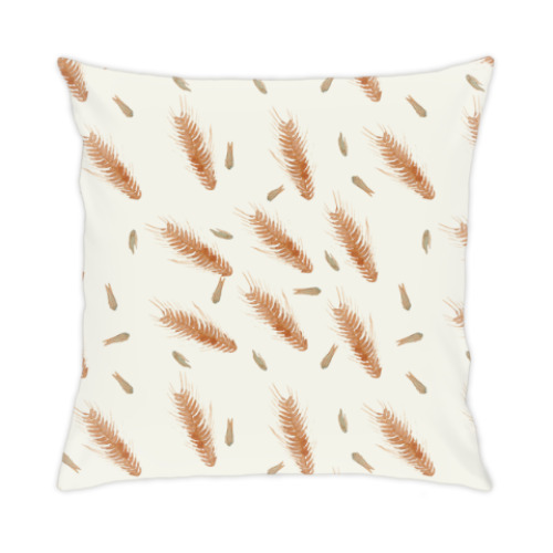 Подушка Колоски пшеницы травинки